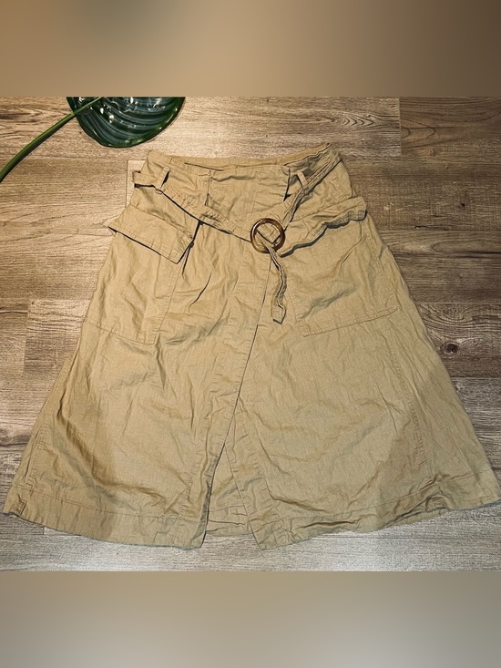 Joe Fresh Dresses & Skirts - Joe Fresh Khaki A-Line Utility Skirt with Belt